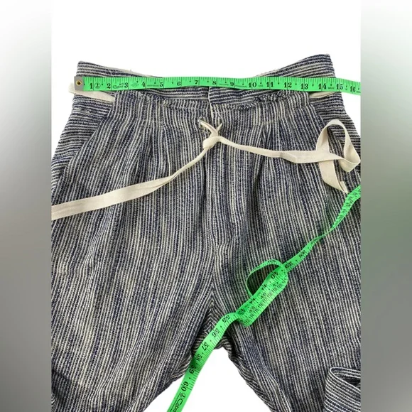 Free People Light at Sunrise Crop High Waist Pant in Blue size 6 - Picture 7 of 11